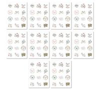 AOEVUIR 120 Pcs Etichette Adesivi Grazie Handmade Etichette Adesive Rotonde Thank You Stickers Adesivo di Ringraziamento per Sacchetti Imballaggio Sigillatura Buste Regali Fatti in Casa