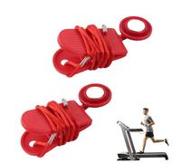 AOEVUIR 2 Pcs Chiave Magnetica di Sicurezza per Tapis Roulant Universale Blocco Tapis Roulant Serratura Magnetica per Interruttore di Sicurezza Compatibile con la Maggior Parte dei Tapis Roulant