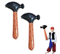 AOEVUIR 2 Pcs Martello Gonfiabile per Bambini Giocattolo Divertente per Feste in Piscina e Bagno Accessori Cosplay
