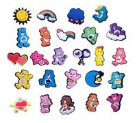 AOEVUIR 25 Pcs Ciondoli per Scarpe in PVC Forme Diverse per Personalizzare le Scarpe Charms per Scarpe per Bambini e Adulti