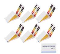 AOEVUIR 480 Strisce Test pH, Gamma 1-14, Cartine Tornasole Ideali per Test di Sostanze Quotidiane, 6 Confezioni da 80 Pezzi