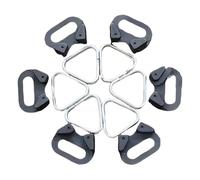 AOEVUIR 6 Pcs Fotocamera Cinturino Anelli Gancio per Fotocamera Fotocamera con Anello a Triangolo Anelli Triangolo Lega Split Gancio per Fotocamera Anello divisorio per fotocamera