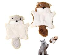 AOEVUIR Set 2 giocattoli per cani di taglia grande e media con squeak e fruscio peluche senza imbottitura