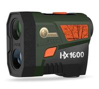 AOFAR HX1600 Telemetro Laser da Caccia 1600 iarde, OLED Bicolore (95% Luce), Distanza Orizzontale e Angolo, Modalità Distanza/Scansione/Velocità, IPX4, 0.3s Misurazione, per Cacciatori Outdoor