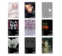 AOFCESQY Deftones Poster con copertina di album in edizione limitata (set di 9) senza cornice, 20 x 30 cm, poster su tela, decorazione per camera da letto, ufficio, camera da letto, regalo,