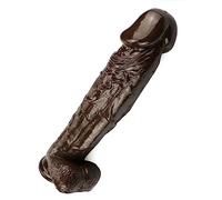 AOFCESQY Id Xxl Gigante Re Lis Co Ne Fi To per Don E Grosso S X T Y C P D Nna Omo D D Fallo R Ali Ico Silicone Mor Ido 31Cm Onna P N Enorme Re E con Ventosa Marron