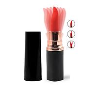 AOFCESQY Mini Vîbràzîonî Vîbràtórî Cóppia Ḓonna Róssettó Fórma Pórtatïlï Búllět Óvettó Vîbrantè Wirělěss Silènziósó Ḉlɨdórɨdě Mașșaggiatórě con 10 Lïvellï Di Mașșaggió Règólabilï