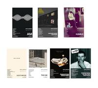 AOFCESQY Poster Arctic Monkeys con copertina di album in edizione limitata (set da 7) senza cornice, 20 x 30 cm, poster su tela, decorazione per camera da letto, ufficio, camera da letto, regalo,