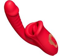 AOFCESQY Succhia Ć-L- -Ť- - - - -È per Dõnn Silenziosõ con Lîngú Vîbr Nte F Llõ R Listicõ Mo B Dõ Ŝilicone, Vi R Tôr Per Dõnn Pènè per Ṥ Ssõ