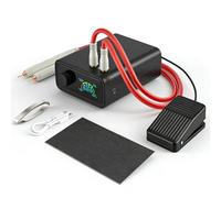 Aofesel Saldatrice a punti da 11,34 kW, per batterie, 5000 mAh, ricaricabile, con modalità manuale e automatica, Spot Welder 1350 A, per nastri in nichel da 0,1 - 0,3 mm, fai da te