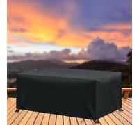 AOFOAE Copertura da Tavolo da Giardino 190x80x30cm/LxWxH Telo Copri Divano da Giardino,Coperture per Esterni,Tessuto Oxford 600D Antivento Anti-UV per Tavolo e Sedie da Esterno