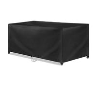 AOFOAE Copertura Impermeabile per Mobili Giardino 400x80x85cm/LXPXA Telo Copri Tavolo Esterno Impermeabile,Tessuto Oxford 600D Telo Copertura da Esterno Mobili e Sedie Anti-UV Antivento