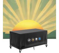 AOFOAE Copertura Impermeabile per Tavolo Da Esterno,Coperture per Divani da Giardino 90x30x80cm/LxPxA 600d Oxford Copertura per Tavolo Da Giardino,Per Mobili Da Giardino, Antivento, Anti-UV