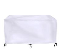AOFOAE Telo Copri Tavolo Esterno Impermeabile 260x170x94cm/LxWxH Copri Mobili Da Esterno,Anti-UV Rettangolare Coperture per Mobili Giardino, Salotto Da Giardino, Terrazza