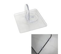 Aogigigio Supporti antiscivolo per specchi da pavimento, 12 pezzi, senza trapano, in plastica, per specchi a figura intera, staffe di supporto stabili per camera da letto, soggiorno, bagno