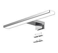 Aogled Lampada da Specchio Bagno 40 cm 10W 820LM 230V Bianco Freddo 6500K, Lampada da Bagno,IP44 Classe II,Morsetto su Specchio/Armadio/Illuminazione a Parete 400mm