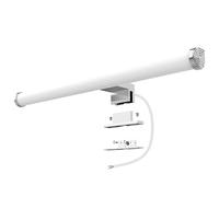 Aogled LED Lampada Specchio Bagno 40 cm 10W 1200LM 230V Bianco Freddo 4000K,Lampada specchio bagno,IP44 Classe II,LED Luce Bagno Specchio Morsetto su Specchio/Armadio/Illuminazione a Parete