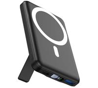 AOGUERBE PowerBank per Magsafe, 10000mAh Power Bank Magnetico Caricatore Wireless Portatile 2.5W PD Ricarica Rapida con Display LED, Batteria Esterna per iPhone 16/15/14/13/12/Mini/Pro/Pro Max
