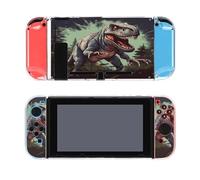 AoHanan Custodia protettiva per interruttore dinosauro Custodia protettiva per interruttore completo Accessori Switch Game Case Skin protettiva per console Switch e Joy-Contro