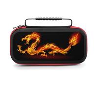 AoHanan Switch Custodia da trasporto Fire Dragon Switch Game Case con 20 cartucce di giochi Custodia rigida da viaggio Protezione per console e accessori