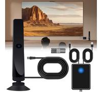 Aohcae Wavetune Tv Antenna 4K Ultra Clear Wave Tune Tv Antenna, Wave Tune per TV con scanner, Digital TV Antenna Indoor con amplificatore Signal Booster, Plug Play per Home Viewing