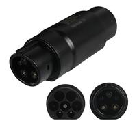 AOHEWEI Adattatore di ricarica per veicoli elettrici da tipo 2 a tipo 1, adattatore cavo caricabatteria per auto da 230 V 32 A IEC62196 a SAE J1772