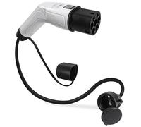 AOHEWEI Adattatore per caricabatterie da tipo 2 a Schuko per auto elettrica, presa laterale di ricarica veicoli elettrici IEC 62196 tipo 2 a stazioni di ricarica per veicoli con presa Schuko 16A 3,5KW