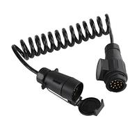AOHEWEI Adattatore per Cavo di prolunga per rimorchio da 13 Pin a 7 Pin da 1,8 m, Cavo di prolunga per Presa di Corrente da 12 V Connettore per Cablaggio Elettrico a 7 Fili per roulotte da Traino