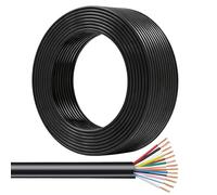 AOHEWEI Cavo a 13 conduttori per rimorchio, 5 m 13 nuclei, cavo nero per roulotte, camion e industria
