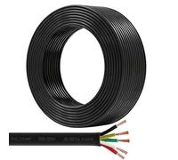 AOHEWEI Cavo a 5 conduttori per rimorchio Cavo da Traino da 20m 5 conduttori per rimorchio Nero per l'industria dei Camion roulotte