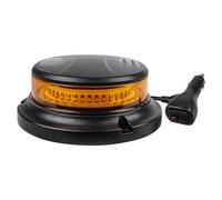 AOHEWEI LED Luce Lampeggiante Rotante Ambra 12V/24V 10 Modelli Avvertimento | 36 LED Lampada Emergenza Stroboscopica con Base Magnetica con 3 Metri di Cavo per Veicoli Scuolabus Trattori Escavatori R65
