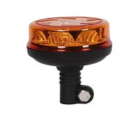 AOHEWEI LED Luce Lampeggiante Rotante Ambra 12V/24V 6 Modelli Avvertimento | 16 LED Lampada Emergenza Stroboscopica per Macchine Agricole Veicolo Commerciale Scuolabus Trattore Escavatori Omologato R65