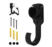 AOHEWEI Tipo 2 Robusto Supporto per Caricatore EV con Gancio per Cavo di Ricarica Tipo 2 Staffa da Parete, Organizer a Parete per Auto Elettrica con Spine IEC 51296-2, Kit di Montaggio Incluso