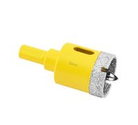 Aohhy Sega a Tazza Diamantata 30mm con Punte Guida, Professionale Vacuum Brasato Punte per Trapano Diamantate per Piastrelle, Porcellana, Vetro, Marmo e Ceramica