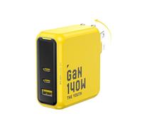 AOHI Youth 140 W GaN+ USB C Caricatore da 100 W Caricatore rapido PD3.1 PPS 3 porte USB C Caricatore da parete Adattatore di alimentazione per MacBook Pro 16'', Dell XPS, iPhone 15 Pro, iPad Pro,