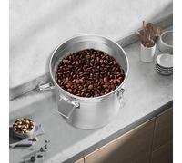 Aohuada Serbatoio Sigillato In Acciaio Inox Con Coperchio E Maniglia,Contenitore ermetico in acciaio inossidabile,6L,per conservare una varietà di alimenti secchi/umidi