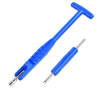 Aohyue 2 Pezzo Rimozione della Valvola del Pneumatico, Chiave per Valvola Auto, Attrezzi per Valvole Pneumatici, Attrezzo Smonta Valvole, per La Manutenzione di Pneumatici