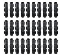 Aohyue 30 Pezzi 16mm Raccordi per Tubi Irrigazione, Kit Irrigazione a Goccia, Connettori per Tubi Flessibili in Plastica, Raccordi per Ala Gocciolante, Diritte per Sistema di Irrigazione
