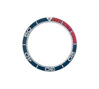 AOIMBNQC 1 anello di inserimento for lunetta in ceramica smussata da 38 mm, adatto for cassa dell'orologio SKX007 SKX009 GMT SUB, movimento NH35 NH36, accessori for il rimontaggio orologi uomo(05)