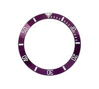 AOIMBNQC 1 inserto for lunetta curva in ceramica lucidata e lucida da 38x30,6 mm, adatto for cassa dell'orologio SKX007 SUB SRPD, pezzi di ricambio for orologi(02 Bezel Insert)