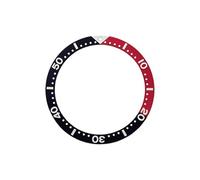 AOIMBNQC 1 inserto for lunetta piatta in alluminio for orologio Abalone da 39 mm x 32,2, adatto for parti di anelli uomo 6105 6309(10)