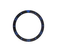 AOIMBNQC 1 inserto for lunetta piatta in alluminio for orologio Abalone da 39 mm x 32,2, adatto for parti di anelli uomo 6105 6309(35)