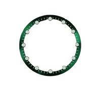 AOIMBNQC 1 pz. Accessori for orologi, quadrante da 28,5 mm, scala interna, anello del capitolo, kit di strumenti for la riparazione movimento NH70(04 Dark Green)