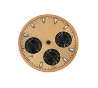 AOIMBNQC 1 quadrante per orologio da 29,8 mm, blu luminoso, adatto per parti del quadrante della cassa del movimento VK63, Rosa, 29.8mm Dial