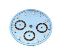 AOIMBNQC 1 quadrante per orologio, diametro 29,8 mm, blu luminoso, adatto per parti del quadrante della cassa del movimento VK63, rosa, 29.8mm Dial