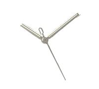 AOIMBNQC 1 set di lancette for orologio da 9x13,5x14 mm for puntatori movimento automatico NH35, accessori ricambio in argento/blu(Silver)