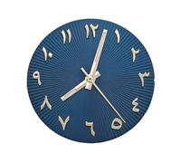 AOIMBNQC 1 set di quadranti for orologio da 28,5 mm, numeri arabi, lancette NH35, for movimento NH36 7S, senza luminosi + puntatore verde(Dark Blue)