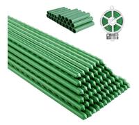 Aoipend Confezione da 30 pali per piante di pomodoro da 40,6 cm, per piante da esterno, fai da te, 1,2 m, 1,5 m, 1,8 m, 2,1 m, robusti, per giardinaggio, verdure, pepe, recinzioni per piante da