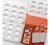 Aoipend Kibbeh - Stampo per polpette di polpette, utensile manuale per polpettone, utensile per preparare polpette fatte in casa, accessori da cucina, 9 grandi dimensioni