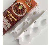 Aoipend Kibbeh - Stampo per polpette, utensile manuale per polpettone, 7 cm, accessorio da cucina